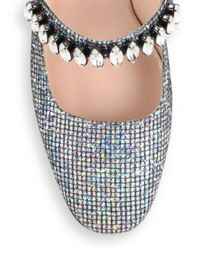 Shop Sjp By Sarah Jessica Parker Dazzle Crystal & Sequin Mary Jane Pumps In Silver