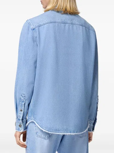 Versace Stonewashed Denim Shirt