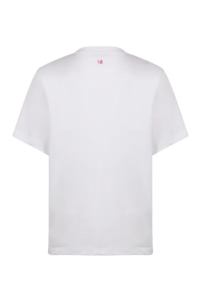 Victoria Beckham White 'david's Wife' Slogan T-shirt