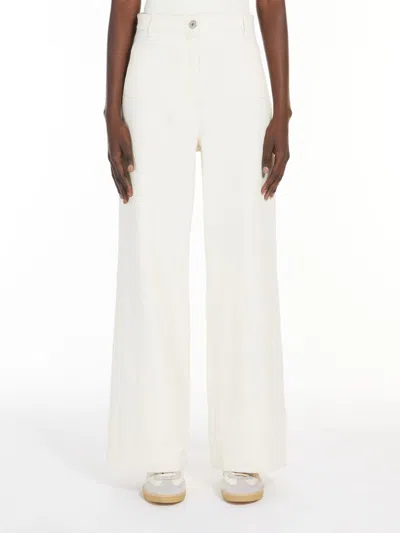 Weekend Max Mara Filtro Long Trouser Avena