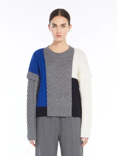 Weekend Max Mara Women's Multicolor Wool Mestre Sweater | Size Large | 2425366222600 Color 011