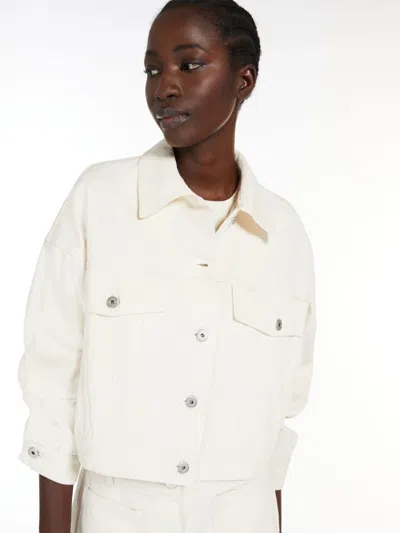 Weekend Max Mara Coarse Cotton Short Jacket