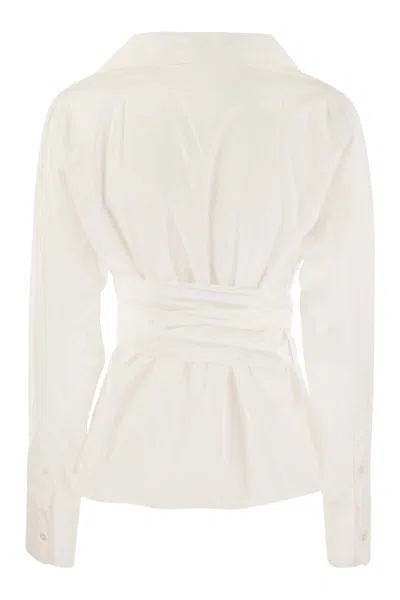 Weekend Max Mara Buttoned Belted Top