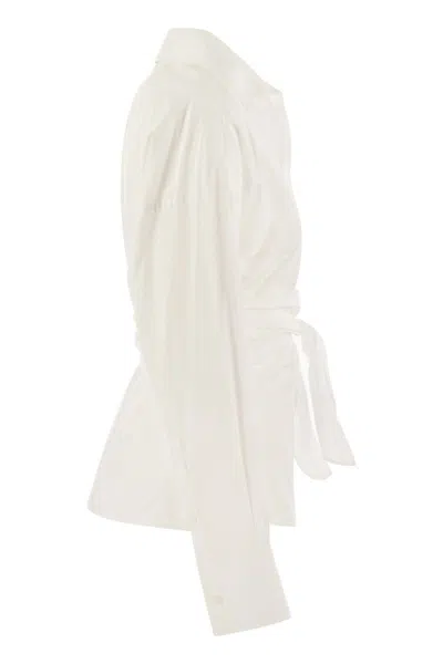 Weekend Max Mara Buttoned Belted Top