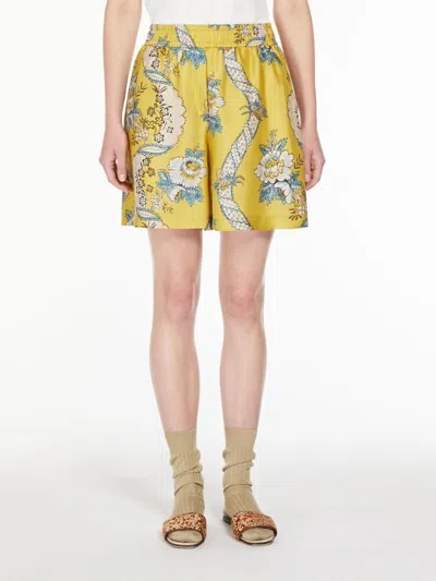 Weekend Max Mara Elastic Waist Shorts