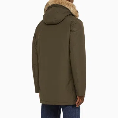 Woolrich Protective Hooded Parka With Multiple Pockets