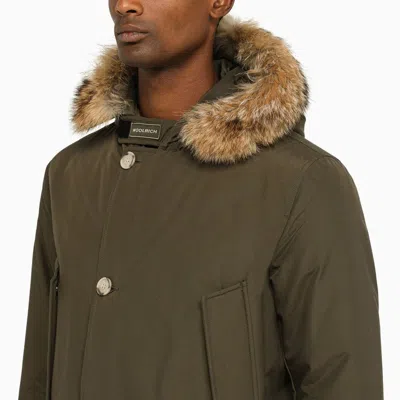 Woolrich Protective Hooded Parka With Multiple Pockets