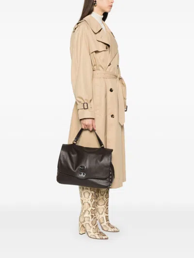 Zanellato Tumbled Leather Medium Postina Daily Day Bags