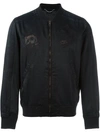 DIESEL embroidered bomber jacket,MACHINEWASH