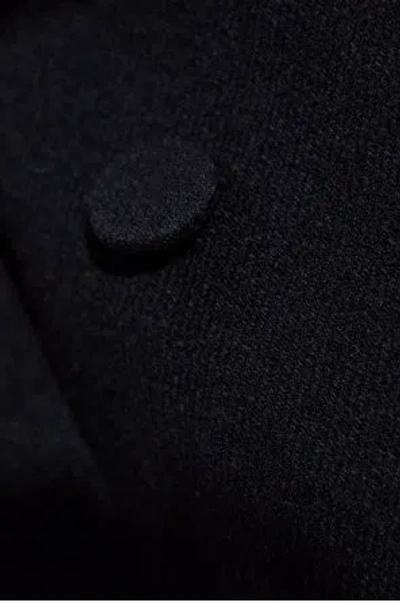 Dries Van Noten Wool Blend Double-breasted Coat In 509 Navy