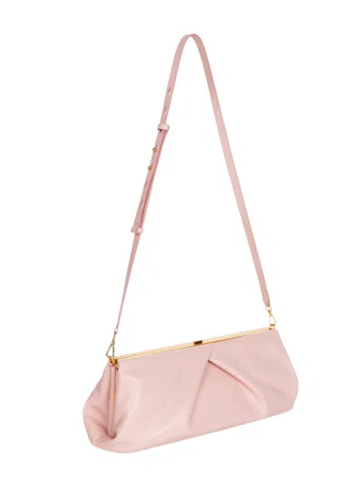 Dries Van Noten Fold Crisp Clutch In 303 Rose