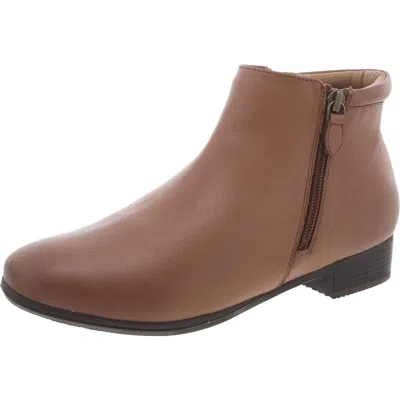 Array Aspen Womens Leather Round Toe Ankle Boots In Multi