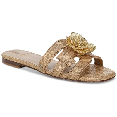 Sam Edelman Bay Flora Cutout Slide Sandal In Multi