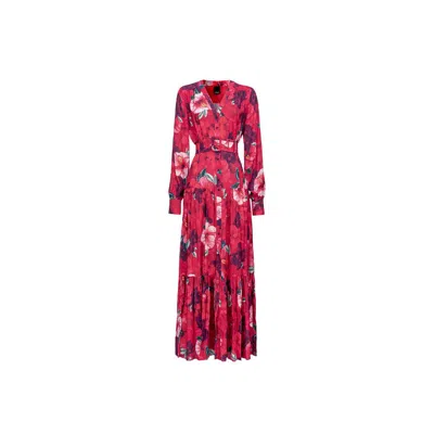 Pinko Floral-print Maxi Dress