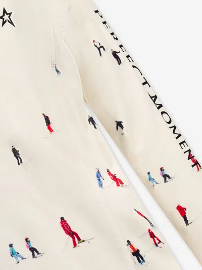 Perfect Moment Half-zip Thermal Top In White