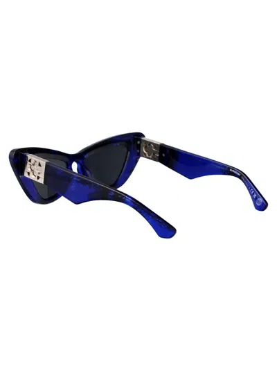Burberry Cat Eye Sunglasses 0 Be4421 U 411487 In 411487 Check Blue