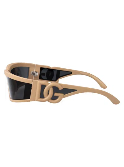 Dolce & Gabbana Sunglasses In 329287 Rubberized Beige