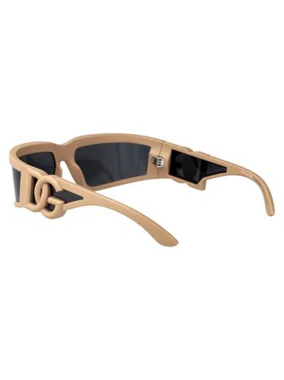 Dolce & Gabbana Sunglasses In 329287 Rubberized Beige