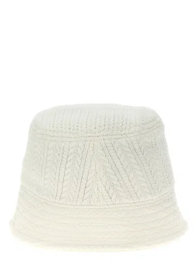 Jacquemus 'the Belo Knit Bucket Hat' In White