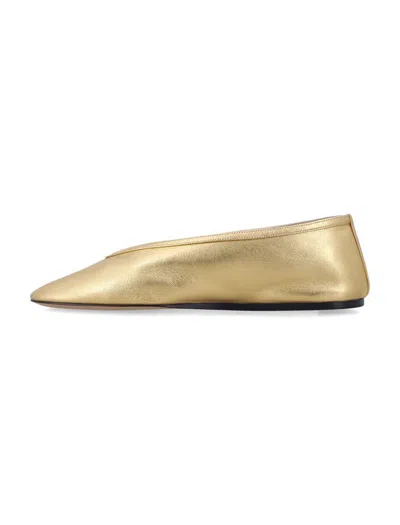 Le Monde Beryl Le Monde Béryl 'luna' Ballet Flats In Gold