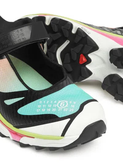 Mm6 Maison Margiela X Salomon Sneakers With Hook And Loop Closures In Multicolour