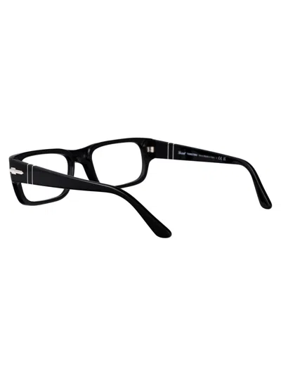 Persol Womens Black Po3347v Rectangle-frame Acetate Sunglasses In 95/gh Black