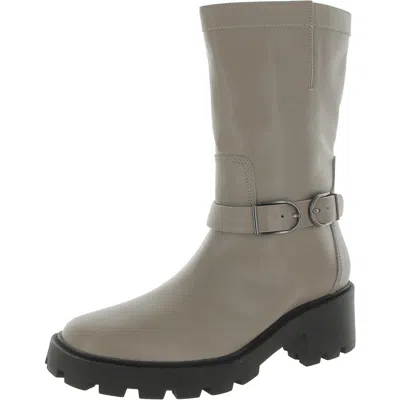 Franco Sarto L-elle Leather Mid Shaft Boot In Multi