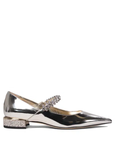 Shop Jimmy Choo Ballerinas In Gold