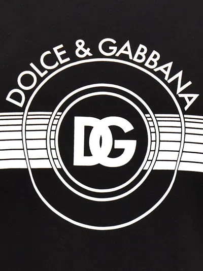 Dolce & Gabbana Logo-print Long-sleeved Cotton Sweatshirt