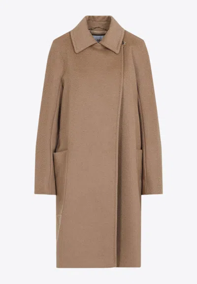 Max Mara Arcella Wool Coat In Camel