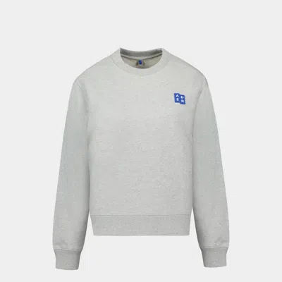 Ader Error Gray Significant Patch Long Sleeve T-shirt