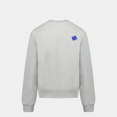 Ader Error Gray Significant Patch Long Sleeve T-shirt