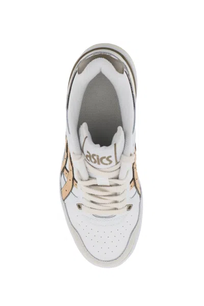 Asics Ex89 Sportstyle Sneakers In White/honey Beige At Urban Outfitters