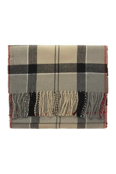 Barbour Scarf With Tartan Pattern