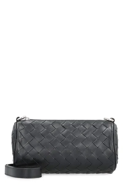 Bottega Veneta Intrecciato Motif Leather Crossbody Bag For Men