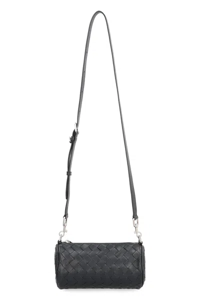 Bottega Veneta Intrecciato Motif Leather Crossbody Bag For Men