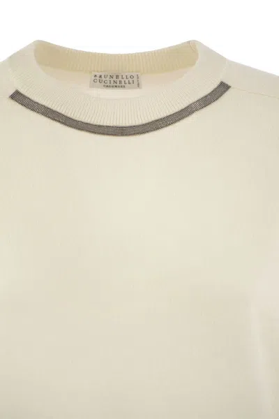 Brunello Cucinelli Monili-chain Knitted Top