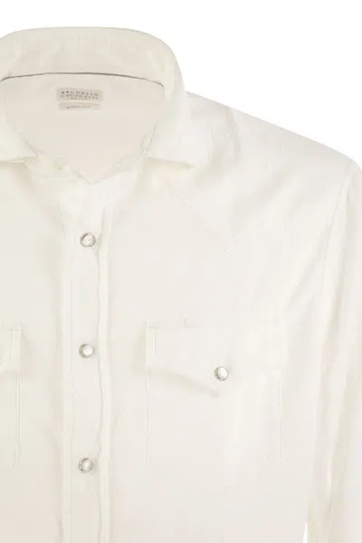 Brunello Cucinelli Men's Cotton Shirt