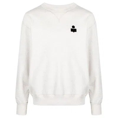 Isabel Marant Mike Logo-print Sweatshirt In Grey