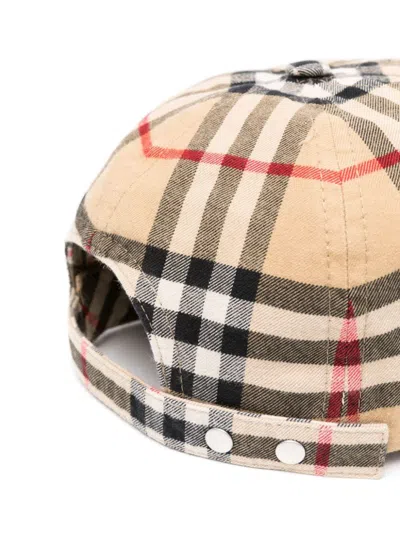 Burberry Vintage Check-pattern Baseball Cap