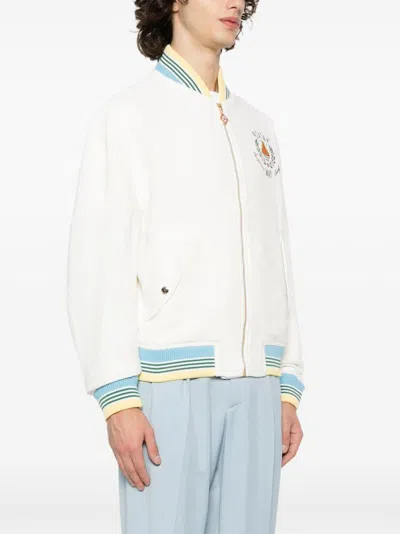 Casablanca Casa Way Viscose Blend Bomber Jacket