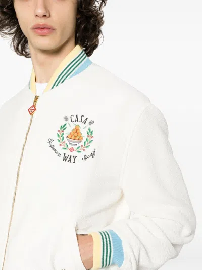 Casablanca Casa Way Viscose Blend Bomber Jacket