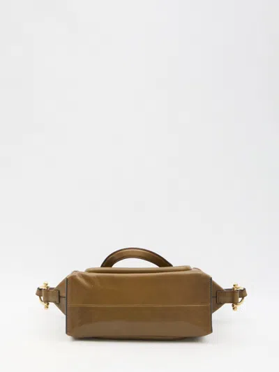 Chloé Paraty S Brown Bronze Double Handle Bag