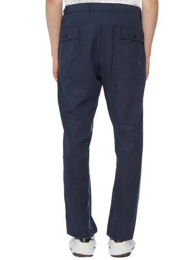 Daniele Alessandrini Linen Trousers With Coulisse