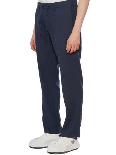 Daniele Alessandrini Linen Trousers With Coulisse