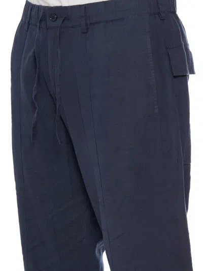 Daniele Alessandrini Linen Trousers With Coulisse
