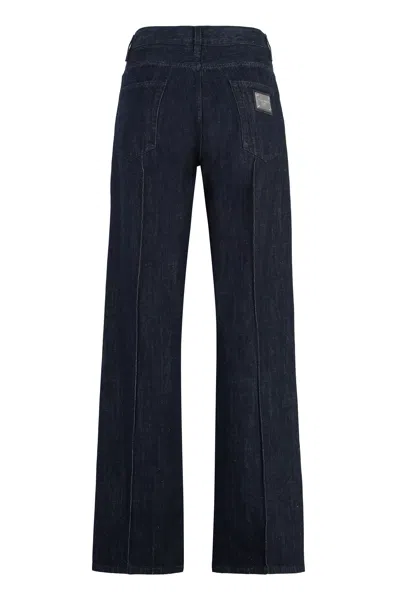 Dolce & Gabbana Overfit 5-pocket Straight-leg Jeans For Women