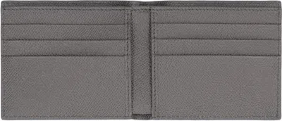 Dolce & Gabbana Black Textured Calf Leather Bi-fold Wallet