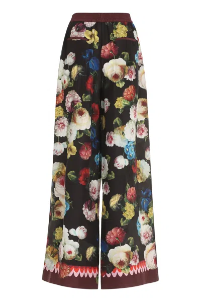Dolce & Gabbana Multicolor Pants Frontal With Buttons