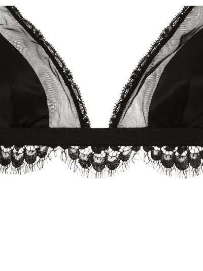 Dolce & Gabbana Black Soft Cup Triangle Bra